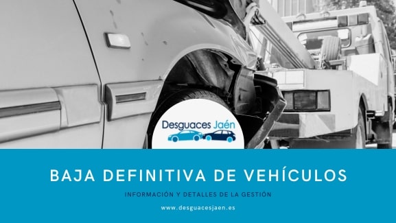 Nota informativa baja definitiva de coches